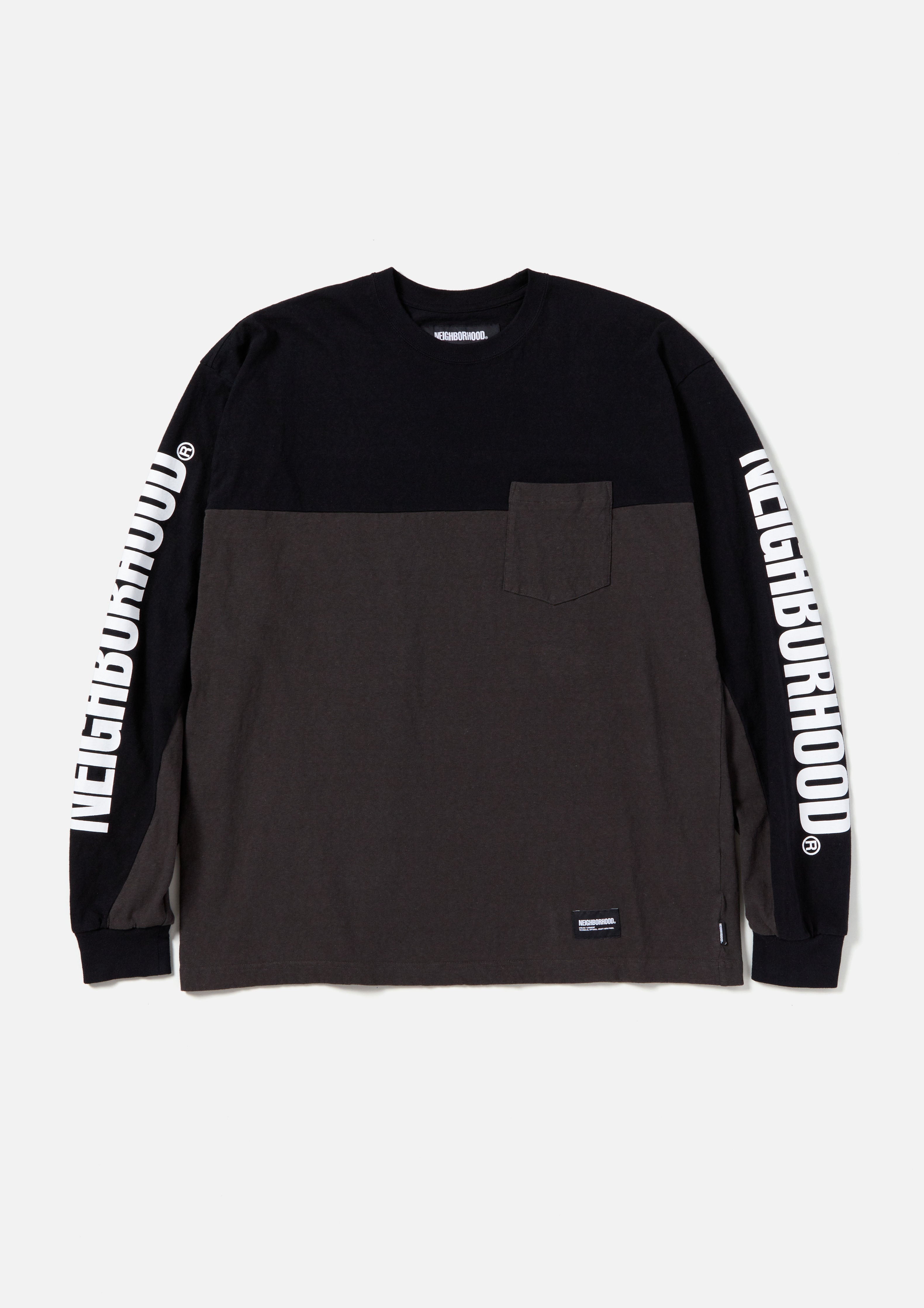 公式】 【NEIGHBORHOOD】23AW CREWNECK BICOLOR Tシャツ/カットソー(七