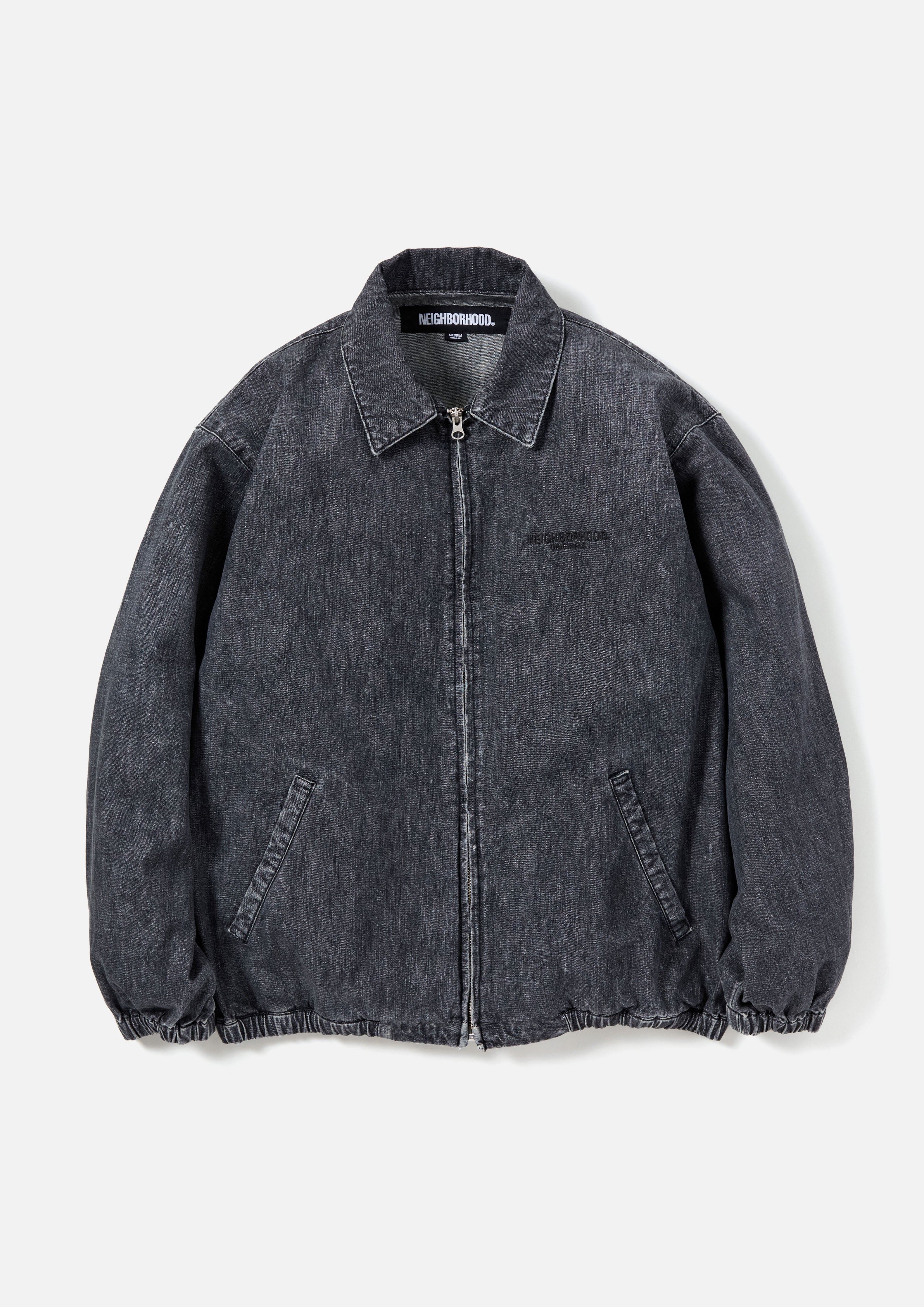 DENIM ZIP WORK JACKET