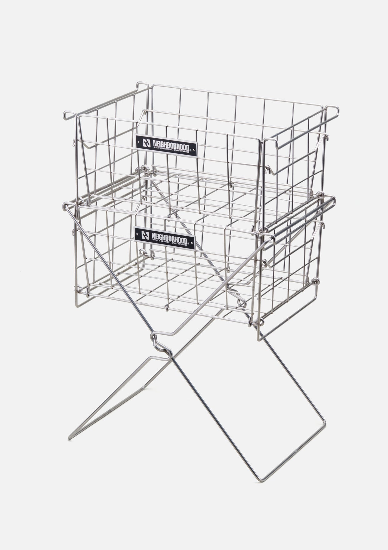 FOLDING BASKET & STAND SET